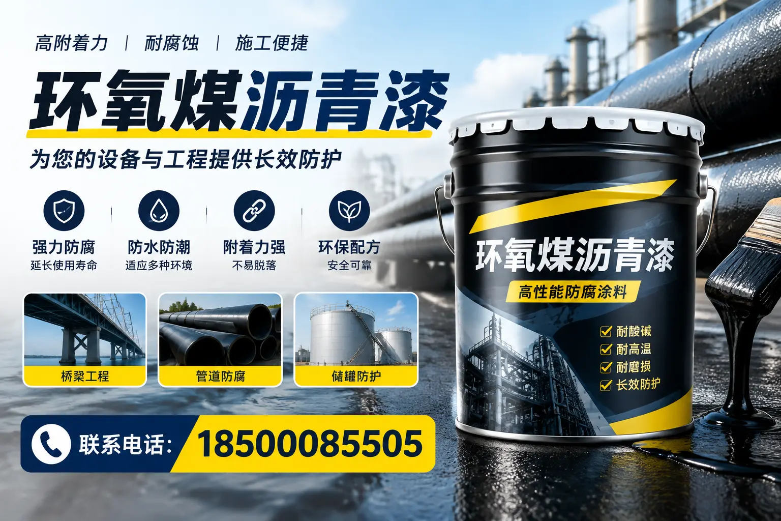 环氧煤沥青漆与其他涂料的对比分析，助力广安企业决策